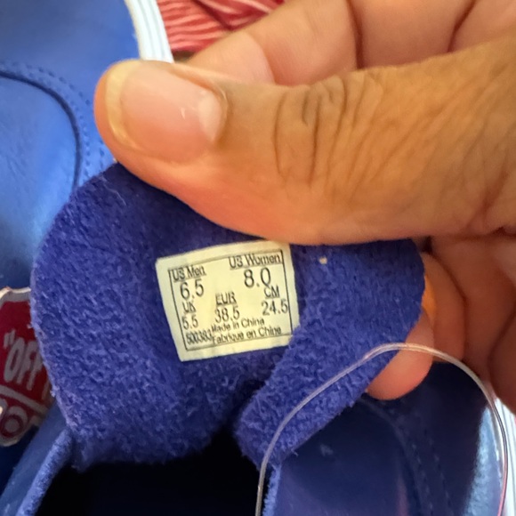 Vans Royal Blue Slip-On Shoes - Picture 3 of 10